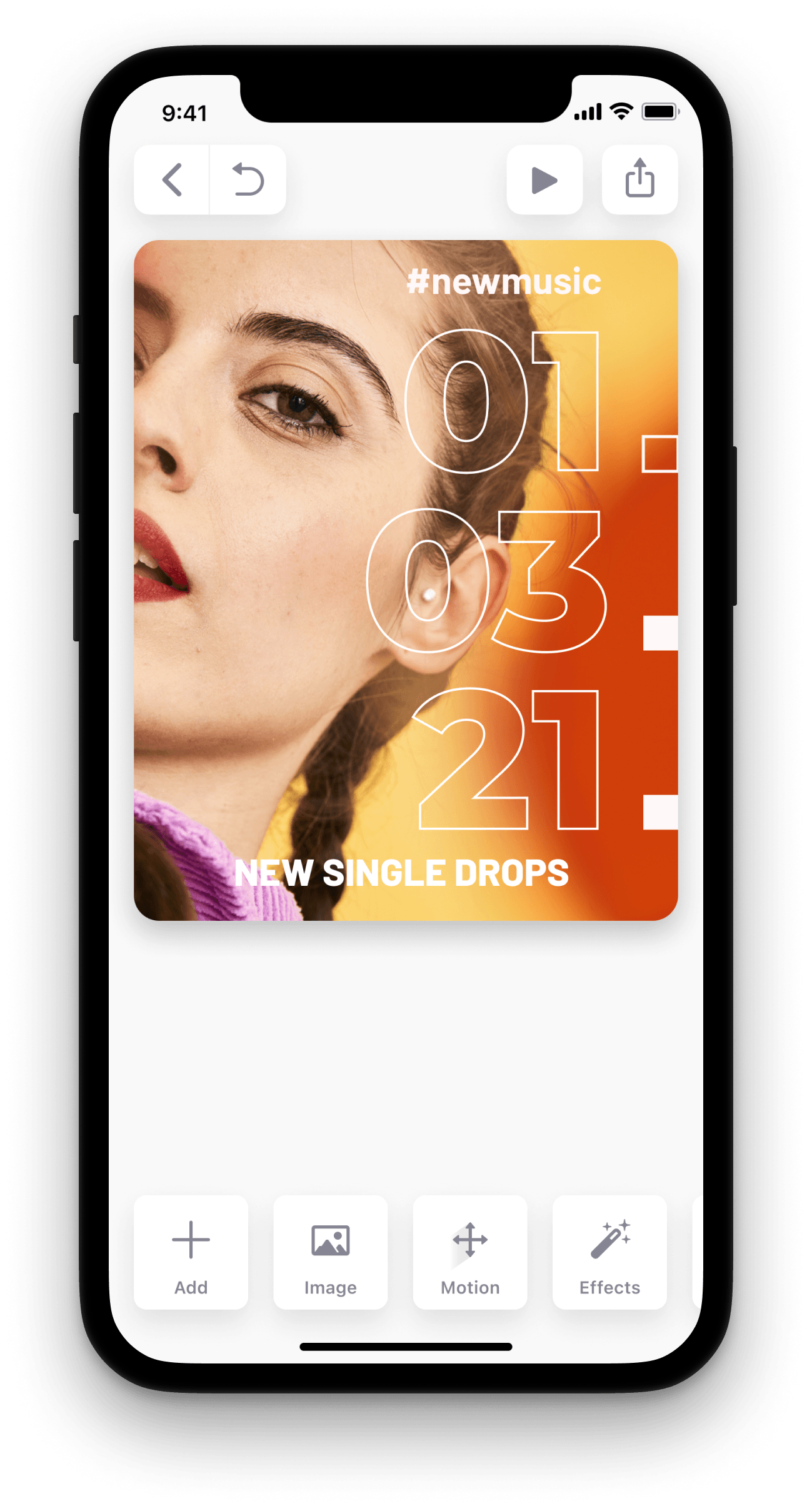 PosterBoost app mockups.