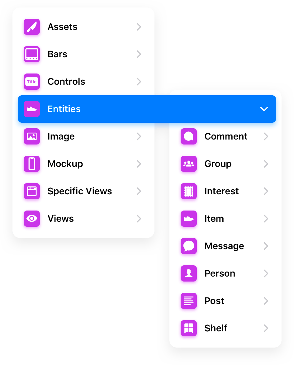 Organize summary mockup.