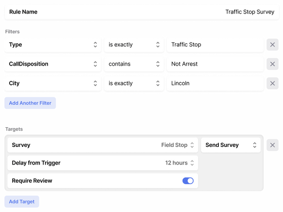 A CueHit interface mockup.