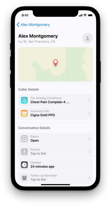 A CueHit app on an iPhone.
